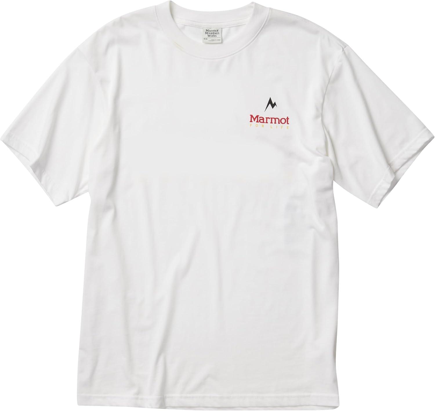 imageMarmot Mens Marmot for Life Tee SsWhite