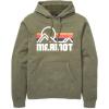 MARMOT Men’s Coastal Hoody – Hooded Sweatshirt with Screen Printed Graphic, Jersey Lined Hood and Kangaroo Pocket(Nori Heather)