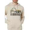 MARMOT Men’s Coastal Hoody – Hooded Sweatshirt with Screen Printed Graphic, Jersey Lined Hood and Kangaroo Pocket(Sandbar)