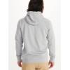 MARMOT Men’s Coastal Hoody – Hooded Sweatshirt with Screen Printed Graphic, Jersey Lined Hood and Kangaroo Pocket(Sleet Heather)