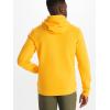 MARMOT Men’s Coastal Hoody – Hooded Sweatshirt with Screen Printed Graphic, Jersey Lined Hood and Kangaroo Pocket(Solar)