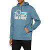 MARMOT Men’s Coastal Hoody – Hooded Sweatshirt with Screen Printed Graphic, Jersey Lined Hood and Kangaroo Pocket(Stargazer Heather)