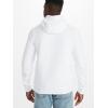 MARMOT Men’s Coastal Hoody – Hooded Sweatshirt with Screen Printed Graphic, Jersey Lined Hood and Kangaroo Pocket(White)