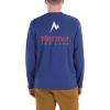 MARMOT Men’s Life Tee Ls(Twilight Blue)