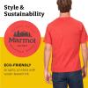 Marmot Men’s Logo T-Shirts – Printed Graphic on Cotton Tee(Culebra Peak Cairo)