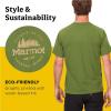 Marmot Men’s Logo T-Shirts – Printed Graphic on Cotton Tee(Culebra Peak Foliage)