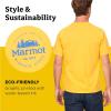 Marmot Men’s Logo T-Shirts – Printed Graphic on Cotton Tee(Culebra Peak Solar)