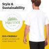 Marmot Men’s Logo T-Shirts – Printed Graphic on Cotton Tee(Culebra Peak White 080)