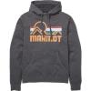 MARMOT Men’s Coastal Hoody – Hooded Sweatshirt with Screen Printed Graphic, Jersey Lined Hood and Kangaroo Pocket(Dark Steel Heather)
