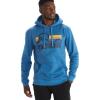 MARMOT Men’s Coastal Hoody – Hooded Sweatshirt with Screen Printed Graphic, Jersey Lined Hood and Kangaroo Pocket(Varsity Blue)
