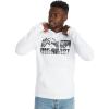 MARMOT Men’s Coastal Hoody – Hooded Sweatshirt with Screen Printed Graphic, Jersey Lined Hood and Kangaroo Pocket(White)
