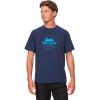 Marmot Men’s Logo T-Shirts – Printed Graphic on Cotton Tee(Culebra Peak Arctic Navy)