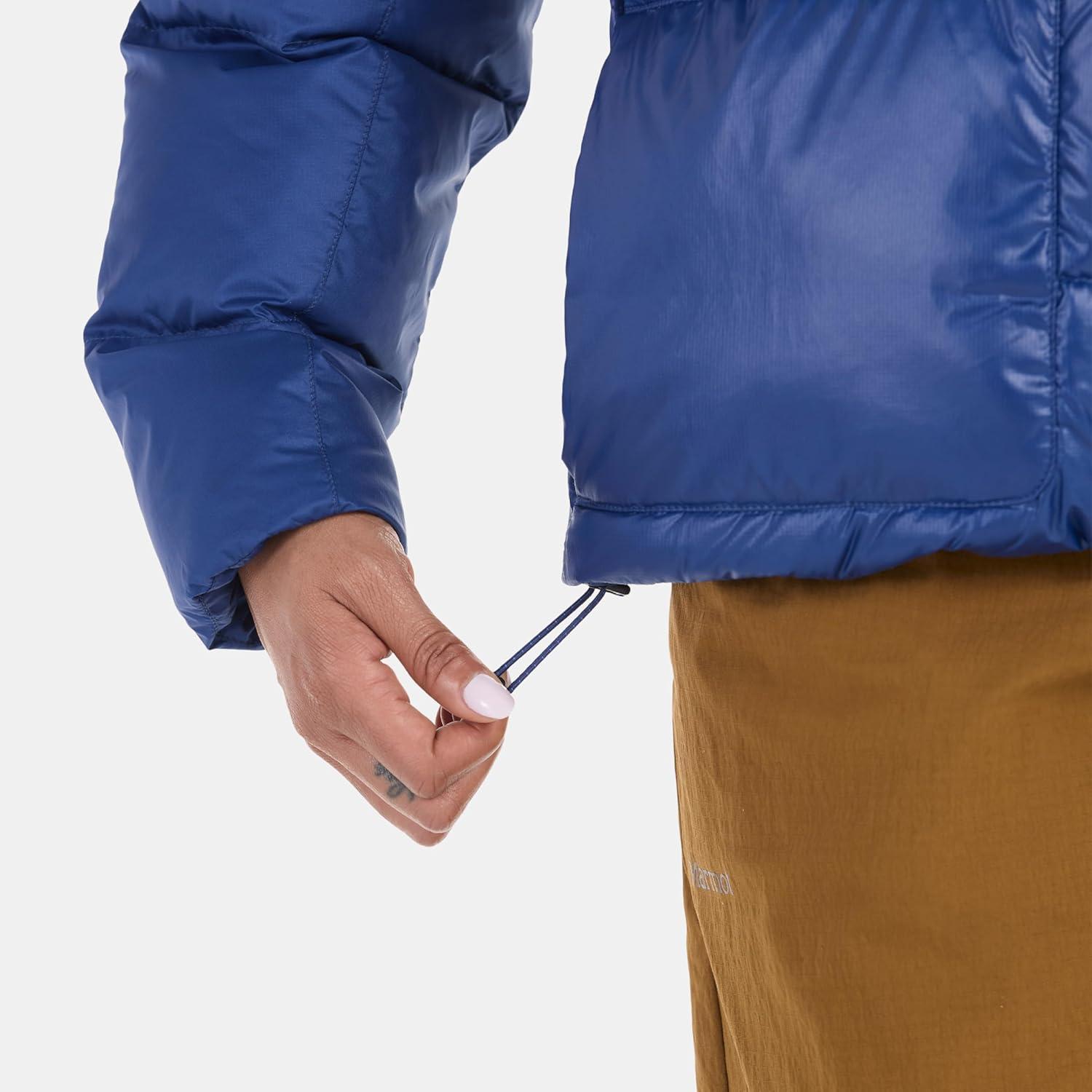 imageMARMOT womens Womens Guides Down Puffer Jacket With Hood 700fill InsulatedTwilight Blue