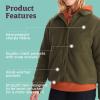 MARMOT Womens Aros Fleece Jacket Button Closure(Nori)