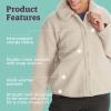 MARMOT Womens Aros Fleece Jacket Button Closure(Sandbar)