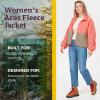 MARMOT Women’s Aros Full-Zip Jacket – Sherpa Fleece with Retro Style(Grapefruit/Vetiver)