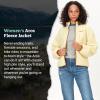 MARMOT Women’s Aros Full-Zip Jacket – Sherpa Fleece with Retro Style(Wheat)