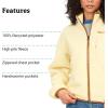 MARMOT Women’s Aros Full-Zip Jacket – Sherpa Fleece with Retro Style(Wheat)