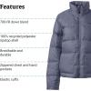 MARMOT womens Women’s Guides Down Jacket(Steel Onyx)