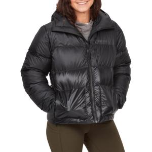 MARMOT womens Women’s Guides Down Puffer Jacket With Hood, 700-fill Insulated(Black – Latest Collection)