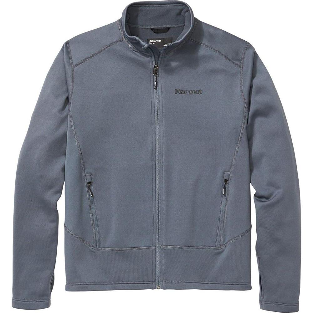 imageMARMOT Mens Olden Polartec Power Stretch Jacket  Breathable Fleece Midlayer with ThumbholesSteel Onyx
