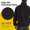 MARMOT Men’s Aros Full-Zip Jacket – Sherpa Fleece with Retro Style(Black)