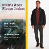 MARMOT Men’s Aros Full-Zip Jacket – Sherpa Fleece with Retro Style(Black)