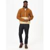 MARMOT Men’s Aros Full-Zip Jacket – Sherpa Fleece with Retro Style(Hazel/Light Oak)
