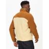 MARMOT Men’s Aros Full-Zip Jacket – Sherpa Fleece with Retro Style(Hazel/Light Oak)