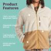 MARMOT Men’s Aros Full-Zip Jacket – Sherpa Fleece with Retro Style(Shetland/Sandbar)