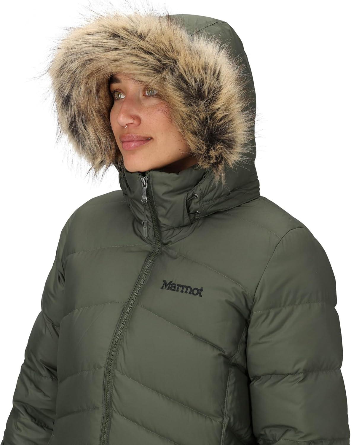 imageMARMOT Womens Montreal Midthigh Length Down Puffer JacketNori 2