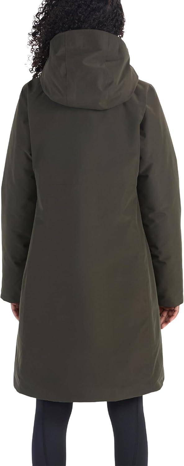 imageMARMOT womens Chelsea 700 Down Fill Coat With HoodRosin Green Latest Collection