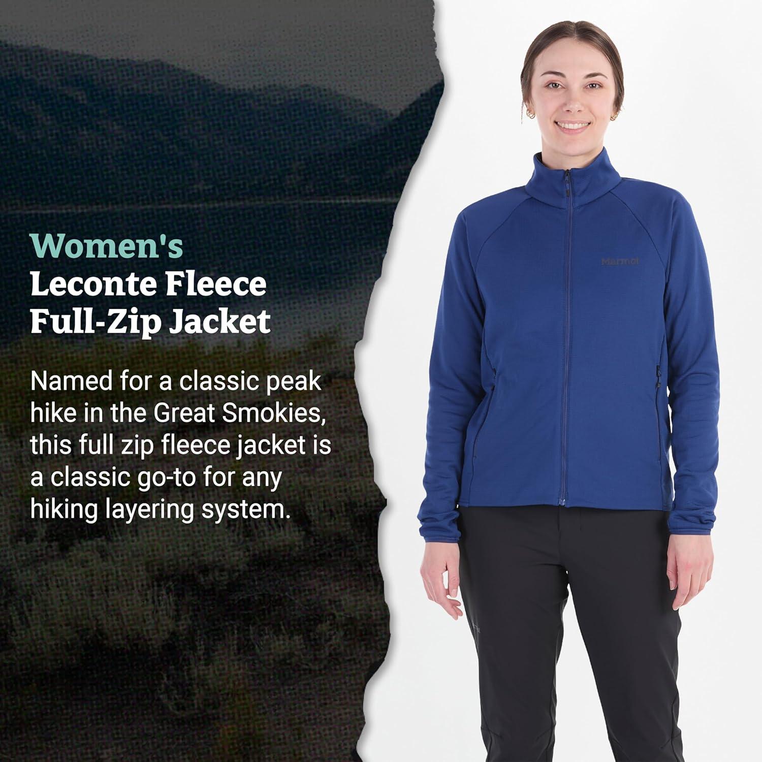 imageMARMOT womens Womens Leconte Fleece JacketTwilight Blue