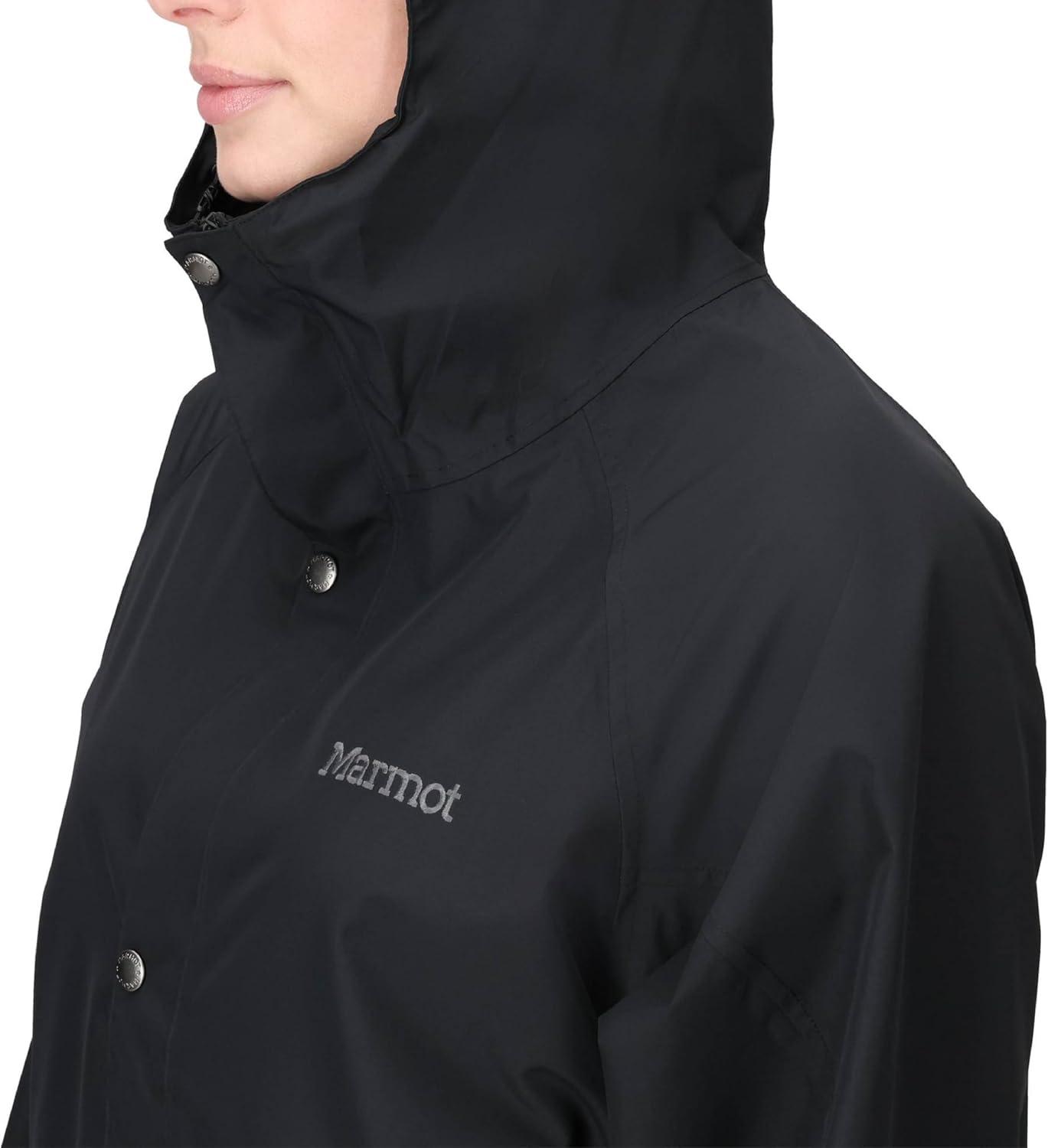 imageMarmot Womens Cascade Durable amp Waterproof Rain JacketBlack