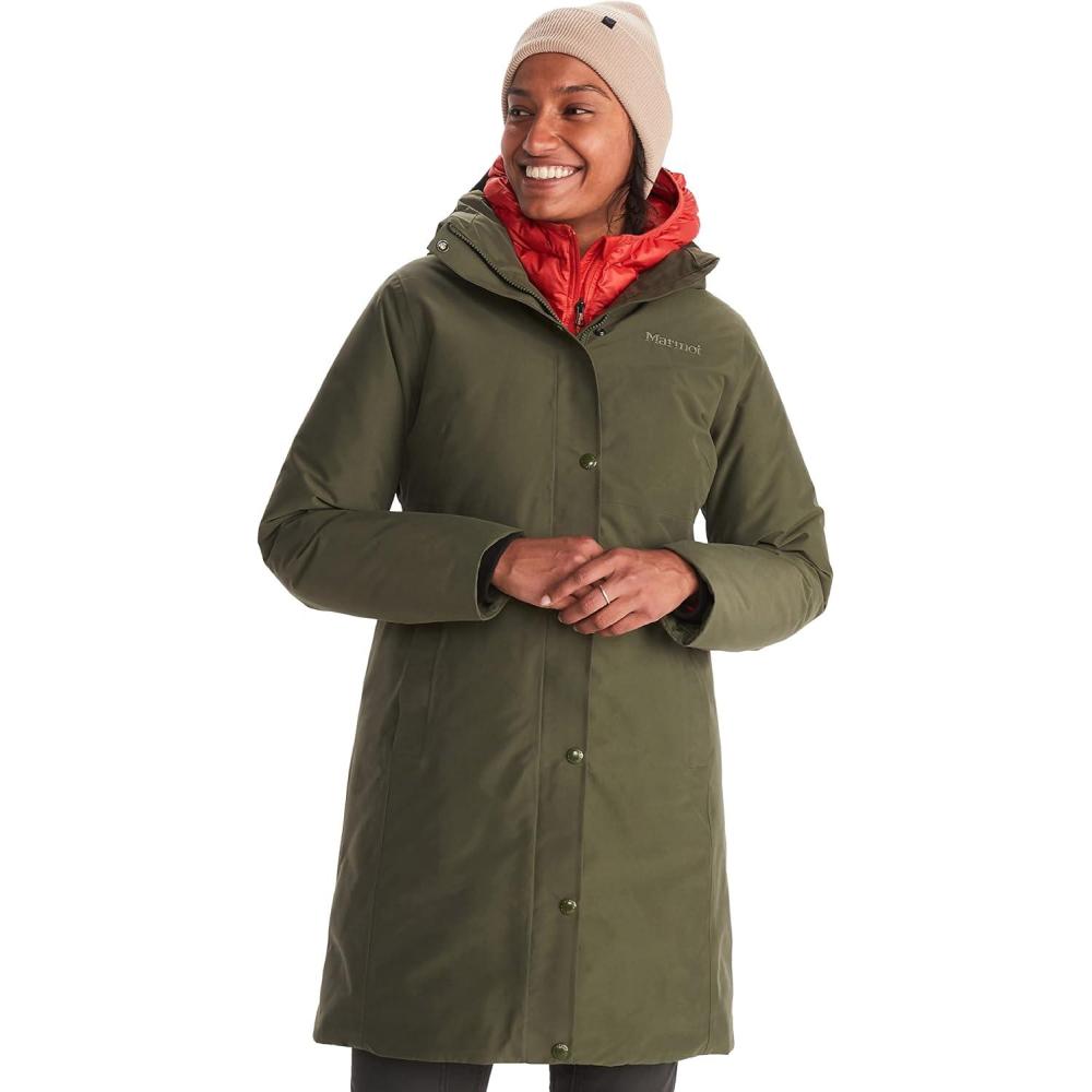imageMARMOT womens Chelsea 700 Down Fill Coat With HoodNori Latest Collection