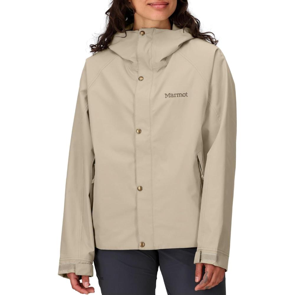 imageMarmot Womens Cascade Durable amp Waterproof Rain JacketShale Grey