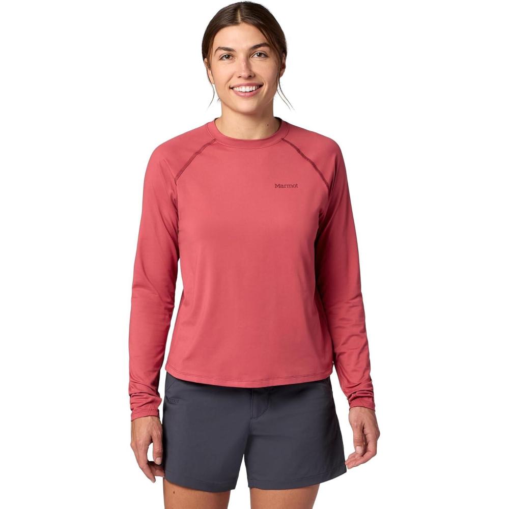 imageMarmot Womens Womens Windridge Long Sleeve ShirtDried Rose