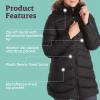 MARMOT Women’s Montreal Mid-thigh Length Down Puffer Jacket(Jet Black)