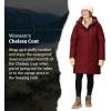 MARMOT womens Chelsea 700 Down Fill Coat With Hood(Acai Berry – Latest Collection)