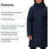MARMOT womens Chelsea 700 Down Fill Coat With Hood(Arctic Navy – Latest Collection)