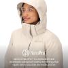 MARMOT womens Chelsea 700 Down Fill Coat With Hood(Birch Bark – Latest Collection)