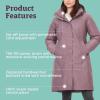 MARMOT womens Chelsea 700 Down Fill Coat With Hood(Hazy Purple – Latest Collection)