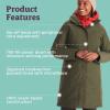 MARMOT womens Chelsea 700 Down Fill Coat With Hood(Nori – Latest Collection)