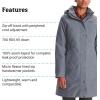 MARMOT womens Chelsea 700 Down Fill Coat With Hood(Steel Onyx – Latest Collection)