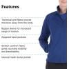 MARMOT womens Women’s Leconte Fleece Jacket(Twilight Blue)