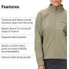 MARMOT womens Women’s Leconte Fleece Jacket(Vetiver)