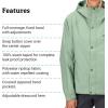 Marmot Women’s Cascade Durable & Waterproof Rain Jacket(Agate Green)