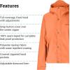 Marmot Women’s Cascade Durable & Waterproof Rain Jacket(Pomelo)