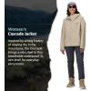 Marmot Women’s Cascade Durable & Waterproof Rain Jacket(Shale Grey)