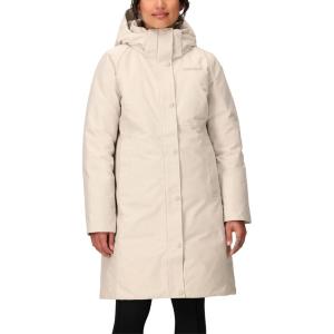 MARMOT womens Chelsea 700 Down Fill Coat With Hood(Birch Bark – Latest Collection)